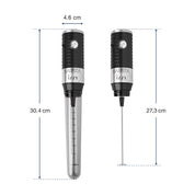 Benrubi Barista IZZY : elektrischer Mini-Handmixer 30 Watt, Frappe Mixer - Drink Mixer, Cocktail Mixer, Edelstahl
