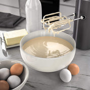 Arendo - Elektrischer Handmixer – Handrührer - Mixer Handrührgerät – Hakenentriegelung – Rührgerät mit Turbotaste - Küchenmixer 5 Geschwindigkeiten - Rührmixer Edelstahl