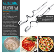 Arendo - Elektrischer Handmixer – Handrührer - Mixer Handrührgerät – Hakenentriegelung – Rührgerät mit Turbotaste - Küchenmixer 5 Geschwindigkeiten - Rührmixer Edelstahl